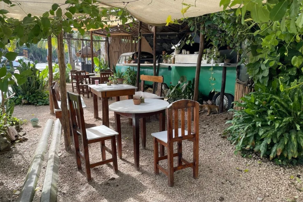 Liefs Tulum café, 17 min drive
