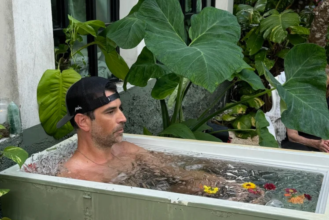 Ice bath at Rancho Verde Tulum