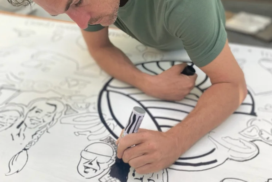 Arts and crafts class at Rancho Verde Tulum