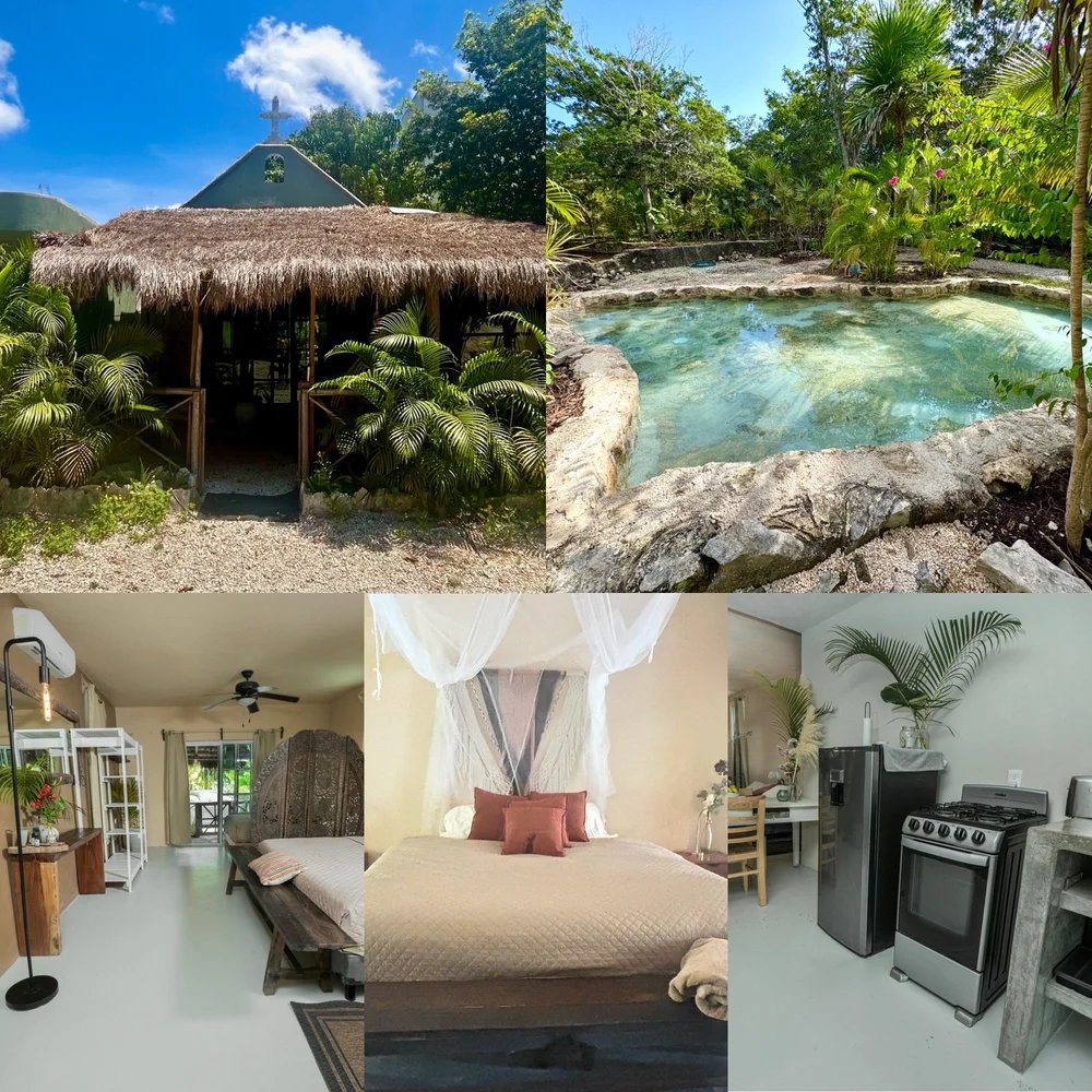 The Chapel at Rancho Verde Tulum, unique converted Mayan chapel Airbnb in Tulum
